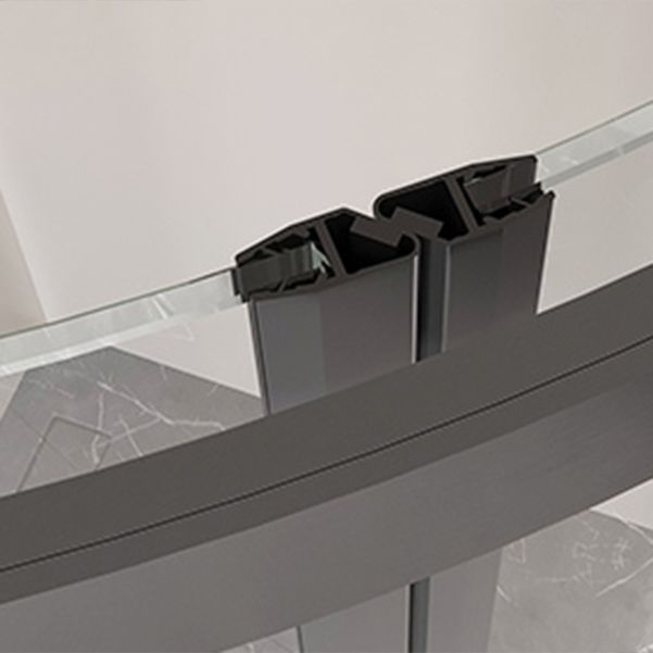 Framed Double Sliding Shower Stall Tempered Glass Shower Stall Clearhalo 'Bathroom Remodel & Bathroom Fixtures' 'Home Improvement' 'home_improvement' 'home_improvement_shower_stalls_enclosures' 'Shower Stalls & Enclosures' 'shower_stalls_enclosures' 'Showers & Bathtubs' 1200x1200_5549a58d-f538-4ab1-81c8-b6d775b35a50