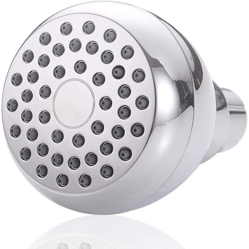 Modern Style Handheld Shower Head Wall-Mount Round Standard Shower Head Clearhalo 'Bathroom Remodel & Bathroom Fixtures' 'Home Improvement' 'home_improvement' 'home_improvement_shower_heads' 'Shower Heads' 'shower_heads' 'Showers & Bathtubs Plumbing' 'Showers & Bathtubs' 1200x1200_5560fcf1-d9d3-4fb4-9be5-9aae647ec583