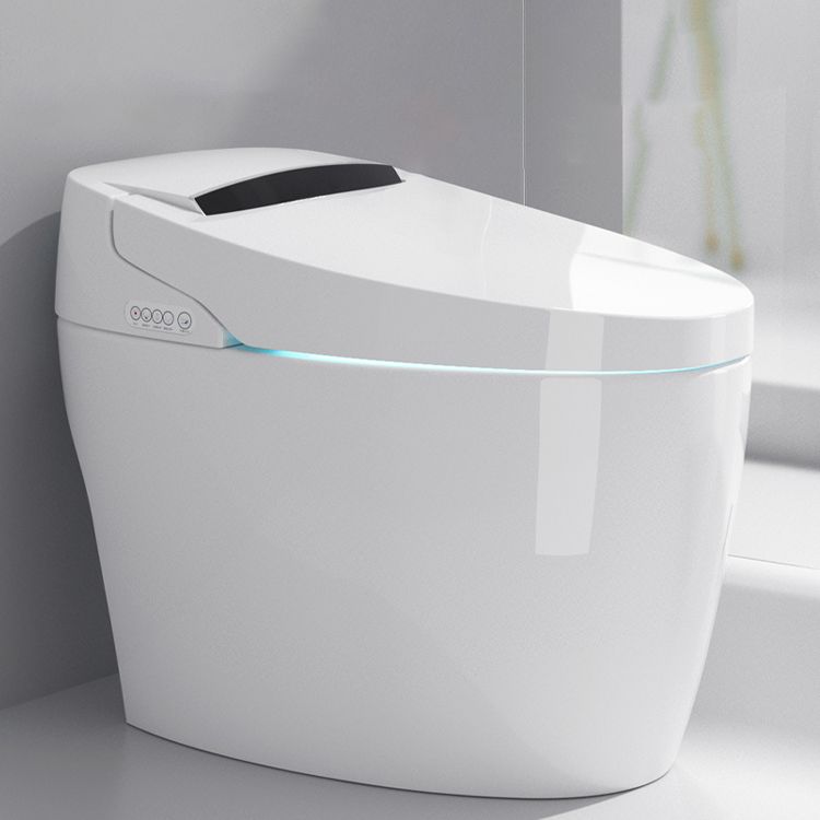 Contemporary White Elongated Floor Standing Bidet with Heated Seat Clearhalo 'Bathroom Remodel & Bathroom Fixtures' 'Bidets' 'Home Improvement' 'home_improvement' 'home_improvement_bidets' 'Toilets & Bidets' 1200x1200_55671a1a-588f-4e75-9c54-bd865386d7a3