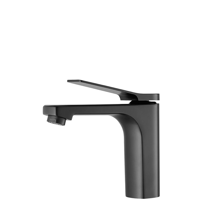 Contemporary Vessel Sink Faucet Lever Handle Low Arc Bathroom Vessel Faucet Clearhalo 'Bathroom Remodel & Bathroom Fixtures' 'Bathroom Sink Faucets' 'Bathroom Sinks & Faucet Components' 'bathroom_sink_faucets' 'Home Improvement' 'home_improvement' 'home_improvement_bathroom_sink_faucets' 1200x1200_557089af-2e67-4432-90c8-810592b342b8