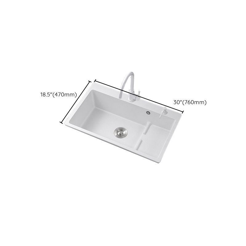 Kitchen Ceramic Sink Rectangular Anti-spill Pull-out Faucet Ceramic Sink Clearhalo 'Home Improvement' 'home_improvement' 'home_improvement_kitchen_sinks' 'Kitchen Remodel & Kitchen Fixtures' 'Kitchen Sinks & Faucet Components' 'Kitchen Sinks' 'kitchen_sinks' 1200x1200_55891f58-fc6b-4adb-8bc7-987f286f7727