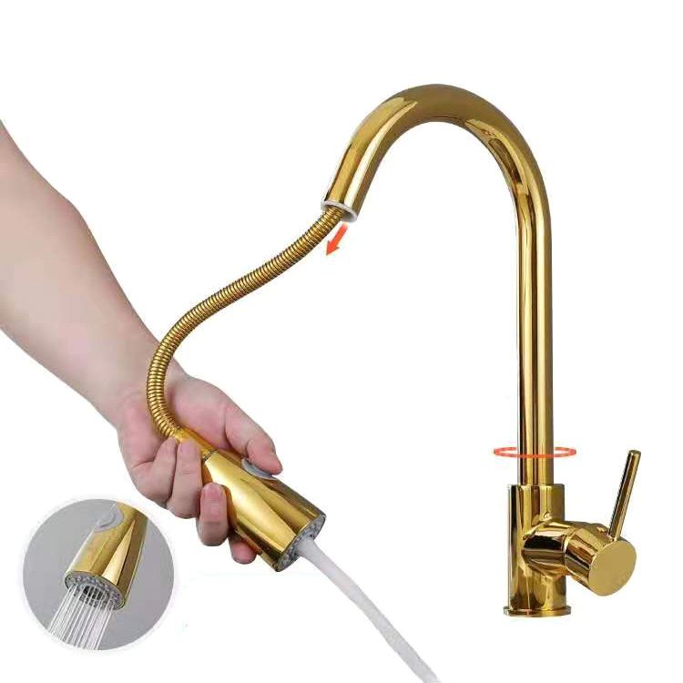 Retangle Drop-in Sink Stainless Steel Single Bowl Golden Kitchen Sink with Strainer Clearhalo 'Home Improvement' 'home_improvement' 'home_improvement_kitchen_sinks' 'Kitchen Remodel & Kitchen Fixtures' 'Kitchen Sinks & Faucet Components' 'Kitchen Sinks' 'kitchen_sinks' 1200x1200_55b03302-a2a4-4da1-baa1-cf2e7102ce53