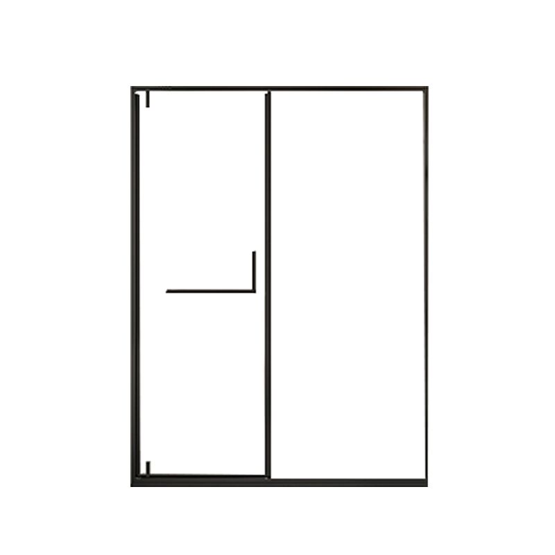 Narrow Edge Full Frame Pivot Shower Door Tempered Glass Shower Door Clearhalo 'Bathroom Remodel & Bathroom Fixtures' 'Home Improvement' 'home_improvement' 'home_improvement_shower_tub_doors' 'Shower and Tub Doors' 'shower_tub_doors' 'Showers & Bathtubs' 1200x1200_55ce8ed4-6e61-49c5-a437-426816c7491f