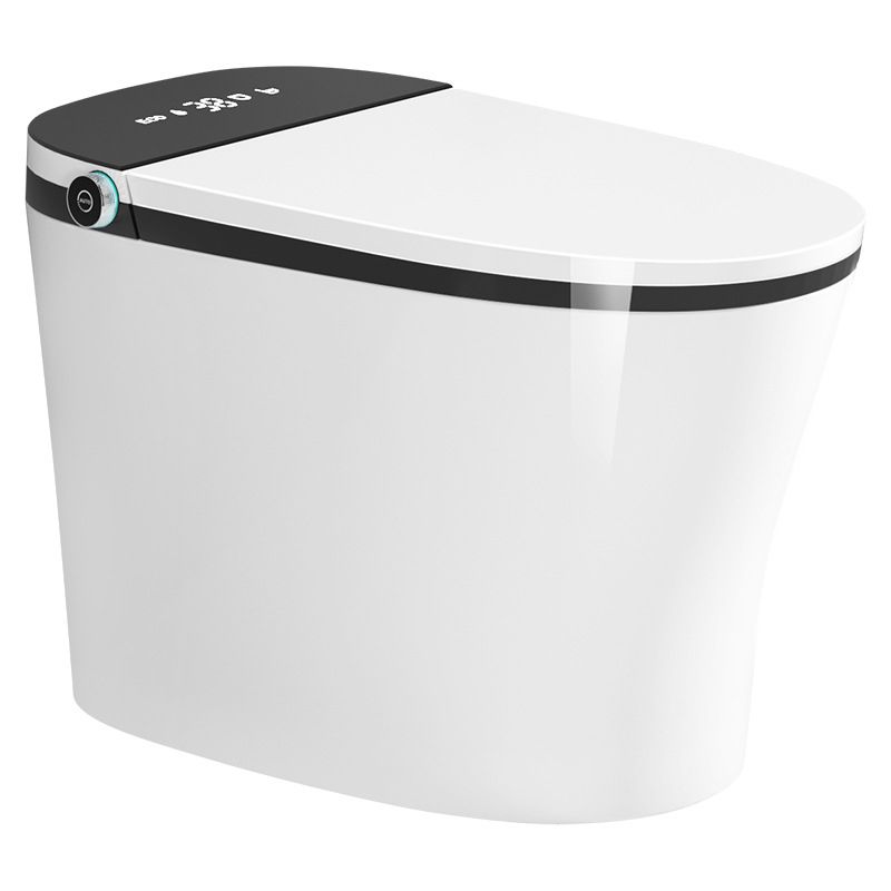 Modern Elong Toilet Bowl Siphon Floor Mount Toilet with Seat for Bathroom Clearhalo 'Bathroom Remodel & Bathroom Fixtures' 'Home Improvement' 'home_improvement' 'home_improvement_toilets' 'Toilets & Bidets' 'Toilets' 1200x1200_55d0bbbb-d07f-46f4-9949-9d08d60399c8