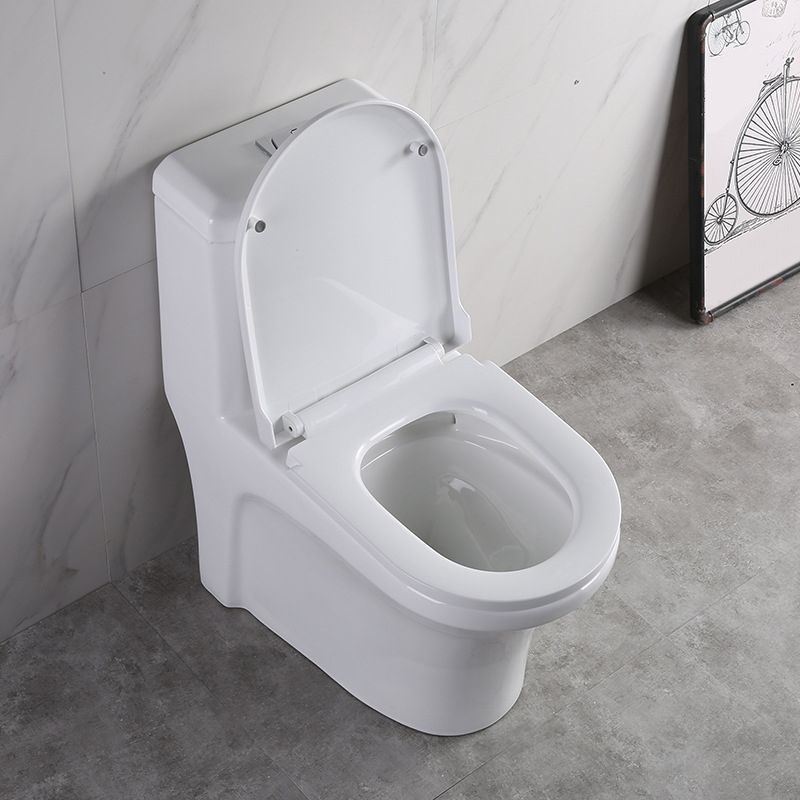 Modern Elongated Toilet Bowl White Flush Toilet with Seat for Bathroom Clearhalo 'Bathroom Remodel & Bathroom Fixtures' 'Home Improvement' 'home_improvement' 'home_improvement_toilets' 'Toilets & Bidets' 'Toilets' 1200x1200_55dc24e5-93a3-48a2-a225-40c93470b4b0