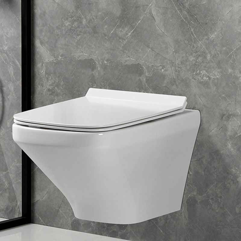 Contemporary Flush Toilet Wall Mount One-Piece Toilet Porcelain Toilet Clearhalo 'Bathroom Remodel & Bathroom Fixtures' 'Home Improvement' 'home_improvement' 'home_improvement_toilets' 'Toilets & Bidets' 'Toilets' 1200x1200_55e49906-8927-4637-9abe-1344efeca59d