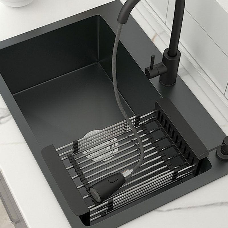 Modern Kitchen Sink Stainless Steel with Accessories Faucet and Soap Dispenser Workstation Clearhalo 'Home Improvement' 'home_improvement' 'home_improvement_kitchen_sinks' 'Kitchen Remodel & Kitchen Fixtures' 'Kitchen Sinks & Faucet Components' 'Kitchen Sinks' 'kitchen_sinks' 1200x1200_55ef854f-3967-4e65-8fc0-93b81cedce12