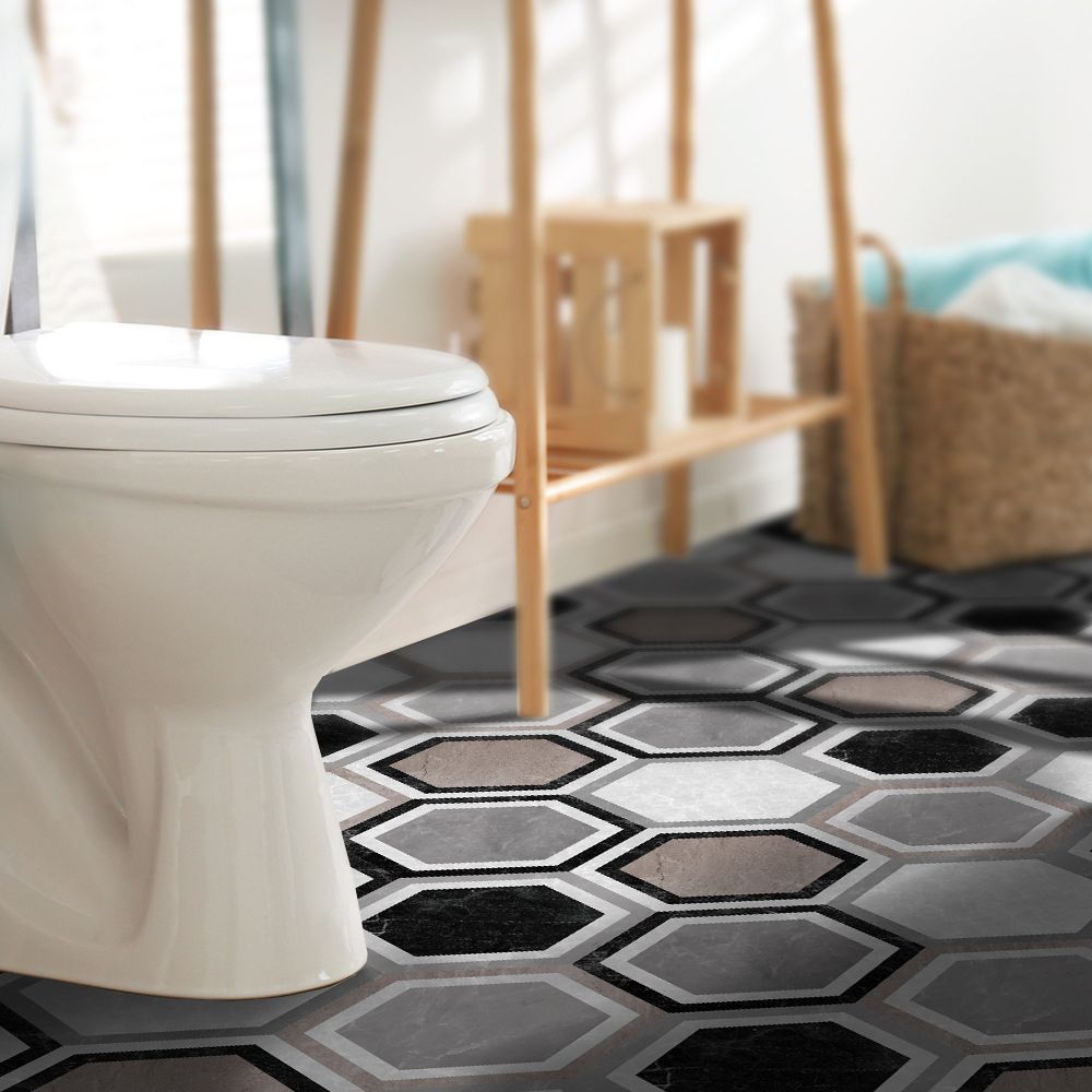 Peel & Stick Vinyl Flooring Matte Dark Vinyl Flooring with Brick Look Clearhalo 'Flooring 'Home Improvement' 'home_improvement' 'home_improvement_vinyl_flooring' 'Vinyl Flooring' 'vinyl_flooring' Walls and Ceiling' 1200x1200_560f7274-0160-48f2-829a-e37ee63bf76b