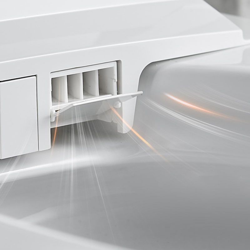 Electronic Toilet Elongated Floor Standing Bidet with Warm Air Dryer Clearhalo 'Bathroom Remodel & Bathroom Fixtures' 'Bidets' 'Home Improvement' 'home_improvement' 'home_improvement_bidets' 'Toilets & Bidets' 1200x1200_5631a139-b719-4064-97bb-a997a68e4be1