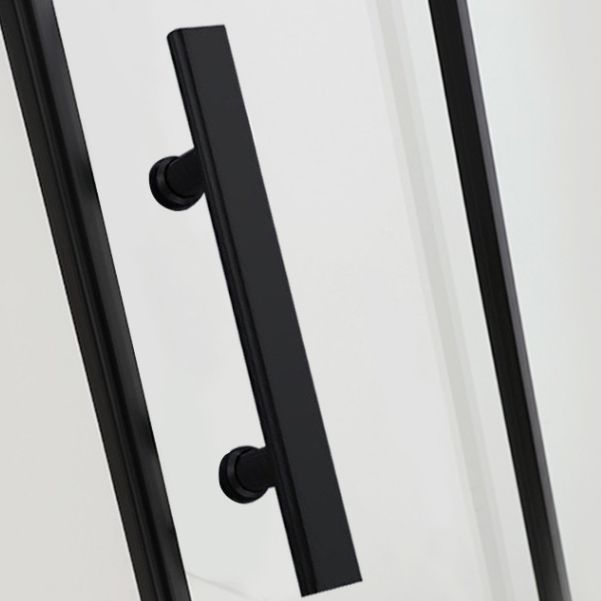 Double Sliding Shower Enclosure Framed Clear Tempered Glass Shower Enclosure Clearhalo 'Bathroom Remodel & Bathroom Fixtures' 'Home Improvement' 'home_improvement' 'home_improvement_shower_stalls_enclosures' 'Shower Stalls & Enclosures' 'shower_stalls_enclosures' 'Showers & Bathtubs' 1200x1200_5669a1e4-7ccc-46da-baaa-5438fdd0dae9