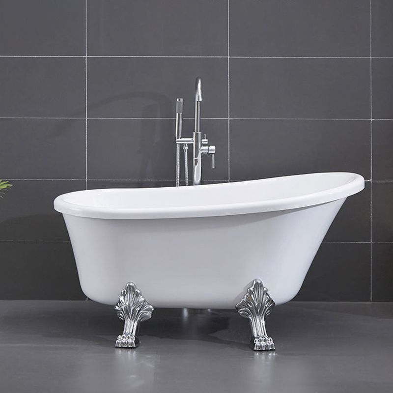 Freestanding Soaking Bath Antique Finish Modern Oval Bath Tub Clearhalo 'Bathroom Remodel & Bathroom Fixtures' 'Bathtubs' 'Home Improvement' 'home_improvement' 'home_improvement_bathtubs' 'Showers & Bathtubs' 1200x1200_567a5cb9-637d-4e7c-a145-5d745e8729a5