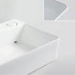 Modern Bathroom Sink Porcelain Rectangular Vessel Lavatory Sink with Pop-Up Drain Clearhalo 'Bathroom Remodel & Bathroom Fixtures' 'Bathroom Sinks & Faucet Components' 'Bathroom Sinks' 'bathroom_sink' 'Home Improvement' 'home_improvement' 'home_improvement_bathroom_sink' 1200x1200_568804cd-da44-402c-842e-0feb843bbfdd