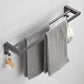 Grey Bathroom Accessory Kit Modern Bathroom Accessories Hardware Set Clearhalo 'Bathroom Hardware Sets' 'Bathroom Hardware' 'Bathroom Remodel & Bathroom Fixtures' 'bathroom_hardware_sets' 'Home Improvement' 'home_improvement' 'home_improvement_bathroom_hardware_sets' 1200x1200_56968067-df06-405b-87e4-8ca30660ea41