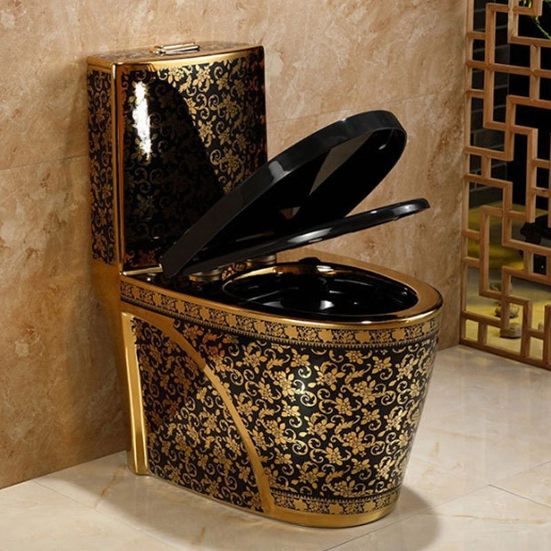Contemporary One Piece Flush Toilet Floor Mounted Golden Urine Toilet for Washroom Clearhalo 'Bathroom Remodel & Bathroom Fixtures' 'Home Improvement' 'home_improvement' 'home_improvement_toilets' 'Toilets & Bidets' 'Toilets' 1200x1200_56a16429-1f3f-460c-a750-42f88d0eb700