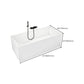 Soaking Rectangular Bathtub Antique Finish Back to Wall Bath Tub Clearhalo 'Bathroom Remodel & Bathroom Fixtures' 'Bathtubs' 'Home Improvement' 'home_improvement' 'home_improvement_bathtubs' 'Showers & Bathtubs' 1200x1200_56b244a9-fcd4-47fb-a8dd-29e5a70bc659