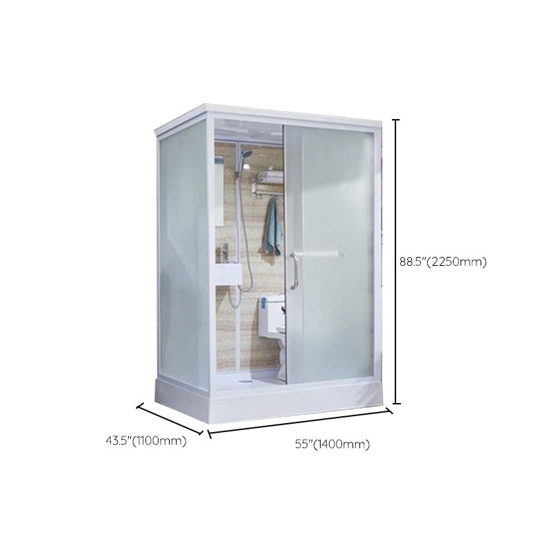 Modern Framed Shower Stall Clear Tempered Shower Stall for Bathroom Clearhalo 'Bathroom Remodel & Bathroom Fixtures' 'Home Improvement' 'home_improvement' 'home_improvement_shower_stalls_enclosures' 'Shower Stalls & Enclosures' 'shower_stalls_enclosures' 'Showers & Bathtubs' 1200x1200_56ebc082-d89b-48e6-b595-f8790e6f9e95