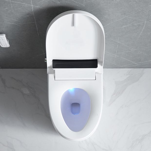 Elongated Floor Mount Bidet Contemporary White Floor Standing Bidet with Heated Seat Clearhalo 'Bathroom Remodel & Bathroom Fixtures' 'Bidets' 'Home Improvement' 'home_improvement' 'home_improvement_bidets' 'Toilets & Bidets' 1200x1200_56fc49d3-6833-4c42-8de0-2e83dded5b26