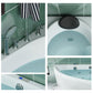 Free Form Bathroom Soaking Bathtub Back to Wall with Drain Tub Clearhalo 'Bathroom Remodel & Bathroom Fixtures' 'Bathtubs' 'Home Improvement' 'home_improvement' 'home_improvement_bathtubs' 'Showers & Bathtubs' 1200x1200_57087af3-616e-4118-85b7-773023b6f2c1