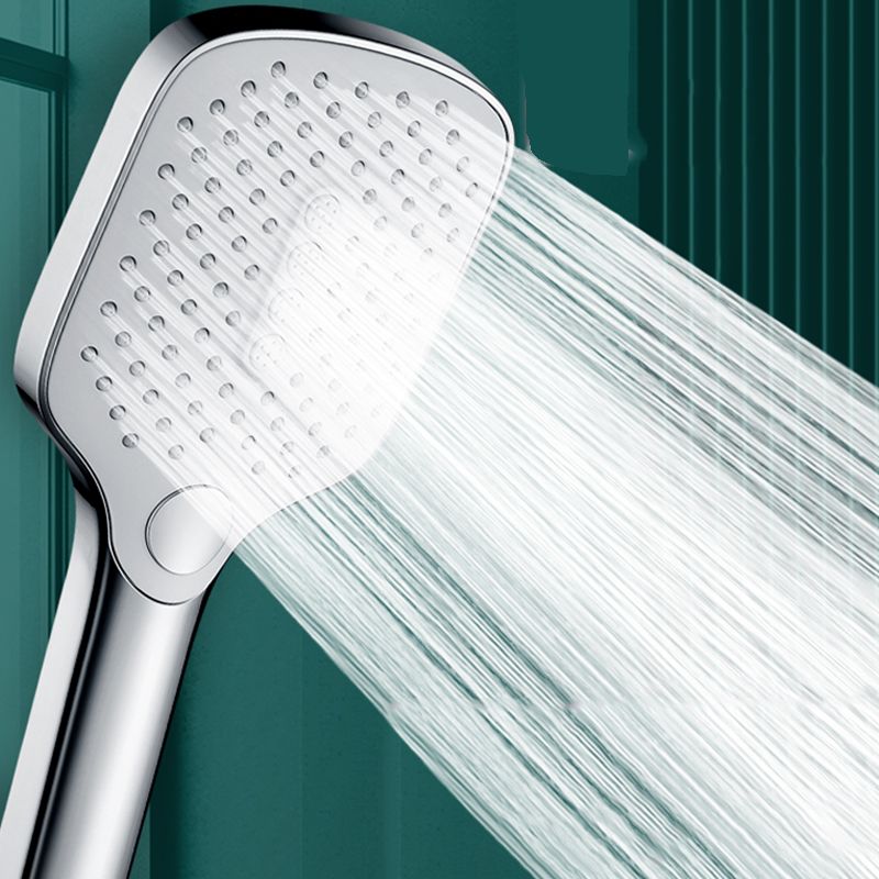 Rectangular Self-Cleaning Hand Shower Adjustable Spray Pattern Wall-Mount Hand Shower Clearhalo 'Bathroom Remodel & Bathroom Fixtures' 'Home Improvement' 'home_improvement' 'home_improvement_shower_heads' 'Shower Heads' 'shower_heads' 'Showers & Bathtubs Plumbing' 'Showers & Bathtubs' 1200x1200_571362d0-06f2-486d-937d-abd6528cbbd8