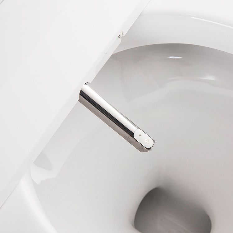 White Elongated Floor Mount Bidet Floor Standing Bidet with Heated Seat Clearhalo 'Bathroom Remodel & Bathroom Fixtures' 'Bidets' 'Home Improvement' 'home_improvement' 'home_improvement_bidets' 'Toilets & Bidets' 1200x1200_57197311-863a-4aa7-9a03-aa7e796ec1f7