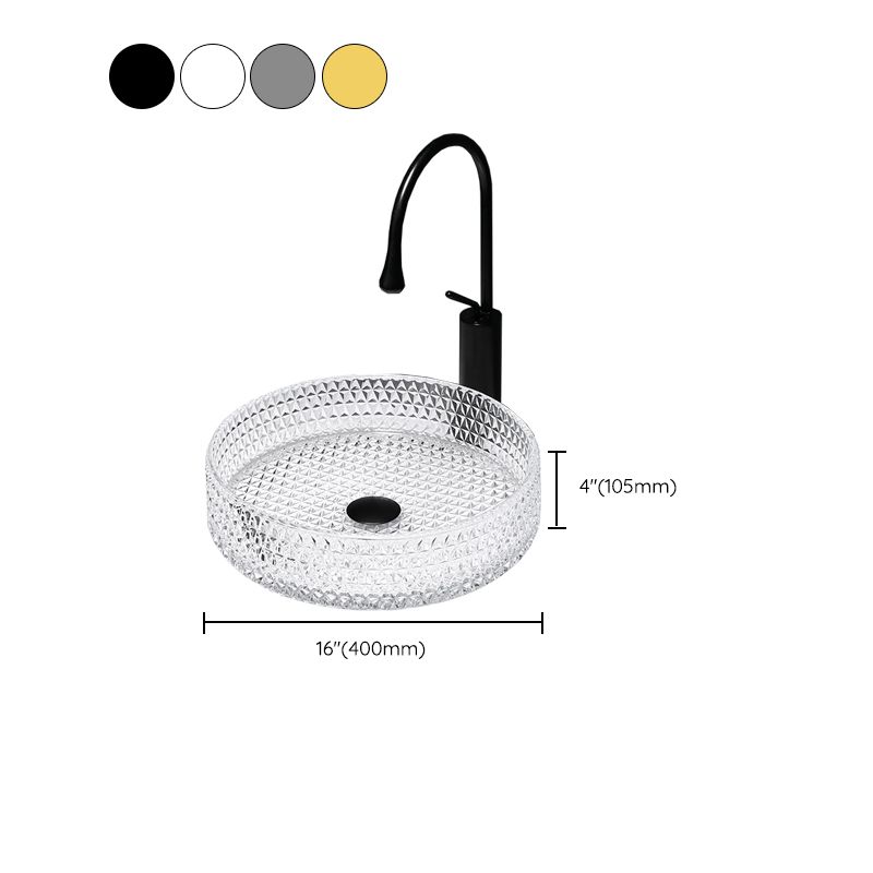 Modern Clear Wash Stand Glass Trough Bathroom Sink for Bathroom Clearhalo 'Bathroom Remodel & Bathroom Fixtures' 'Bathroom Sinks & Faucet Components' 'Bathroom Sinks' 'bathroom_sink' 'Home Improvement' 'home_improvement' 'home_improvement_bathroom_sink' 1200x1200_571cbc55-4c6c-43d1-aefe-5360a8b75c24