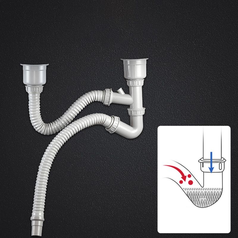 Contemporary Style Kitchen Sink Stainless Steel Double Basin Drop-In Kitchen Sink Clearhalo 'Home Improvement' 'home_improvement' 'home_improvement_kitchen_sinks' 'Kitchen Remodel & Kitchen Fixtures' 'Kitchen Sinks & Faucet Components' 'Kitchen Sinks' 'kitchen_sinks' 1200x1200_571ea72a-c535-4bb0-8d4a-2a33a13f4518