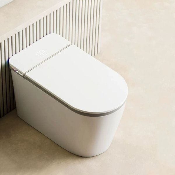 Elongated Smart Bidet Ceramic White Soft Close Heated Seat Floor Mount Clearhalo 'Bathroom Remodel & Bathroom Fixtures' 'Bidets' 'Home Improvement' 'home_improvement' 'home_improvement_bidets' 'Toilets & Bidets' 1200x1200_5757214e-6984-4ff3-bb3b-24f4cc7d58ad