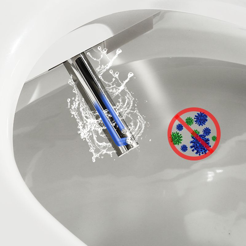 Elongated Smart Toilet Seat Bidet Antimicrobial Bidet Seat with Heated Seat Clearhalo 'Bathroom Remodel & Bathroom Fixtures' 'Bidets' 'Home Improvement' 'home_improvement' 'home_improvement_bidets' 'Toilets & Bidets' 1200x1200_57611f01-68ef-45b5-9364-5754e34514cd