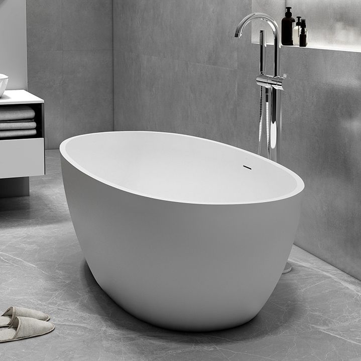 Antique Finish Oval Bathtub Freestanding Soaking Modern Bath Tub Clearhalo 'Bathroom Remodel & Bathroom Fixtures' 'Bathtubs' 'Home Improvement' 'home_improvement' 'home_improvement_bathtubs' 'Showers & Bathtubs' 1200x1200_57b08198-9a72-44d2-90ab-c8dee293a6b8