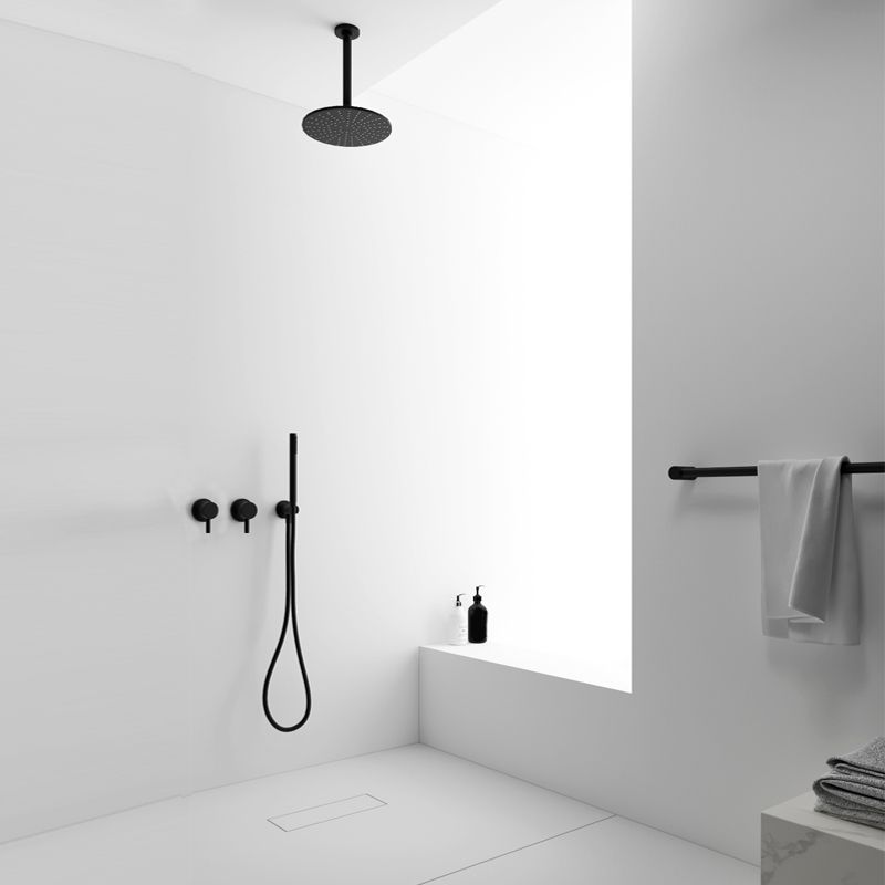 Modern Shower Trim Brass Round Handheld Shower Head Shower System Clearhalo 'Bathroom Remodel & Bathroom Fixtures' 'Home Improvement' 'home_improvement' 'home_improvement_shower_faucets' 'Shower Faucets & Systems' 'shower_faucets' 'Showers & Bathtubs Plumbing' 'Showers & Bathtubs' 1200x1200_57b9b4b9-1565-4d70-b8ae-824fc56f4bdb