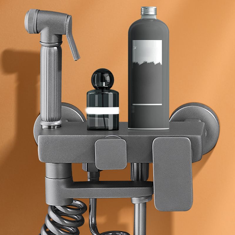 Contemporary Shower System Dual Shower Head Thermostatic Wall Mounted Shower Set Clearhalo 'Bathroom Remodel & Bathroom Fixtures' 'Home Improvement' 'home_improvement' 'home_improvement_shower_faucets' 'Shower Faucets & Systems' 'shower_faucets' 'Showers & Bathtubs Plumbing' 'Showers & Bathtubs' 1200x1200_57c00f89-4c6d-46e2-8539-95f8ce7929bb