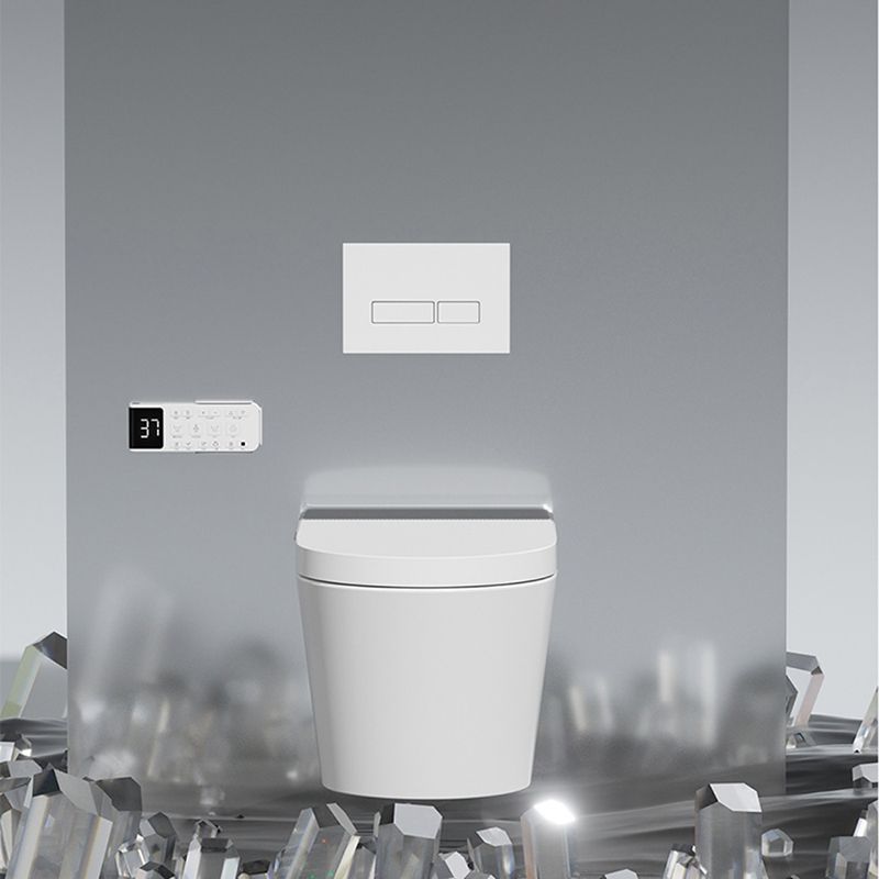 Toilet Bidet and Seat Antimicrobial Dryer Wall Mounted Bidet Clearhalo 'Bathroom Remodel & Bathroom Fixtures' 'Bidets' 'Home Improvement' 'home_improvement' 'home_improvement_bidets' 'Toilets & Bidets' 1200x1200_57c64d4b-b8c7-4a65-bff4-fa6355b1ddc0