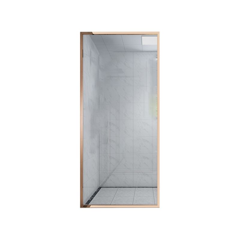 White Shower Bath Door Framed Single Fixed Clear Shower Door Clearhalo 'Bathroom Remodel & Bathroom Fixtures' 'Home Improvement' 'home_improvement' 'home_improvement_shower_tub_doors' 'Shower and Tub Doors' 'shower_tub_doors' 'Showers & Bathtubs' 1200x1200_57ca0ba5-88b9-4eb8-99ff-a7c89ce1f803