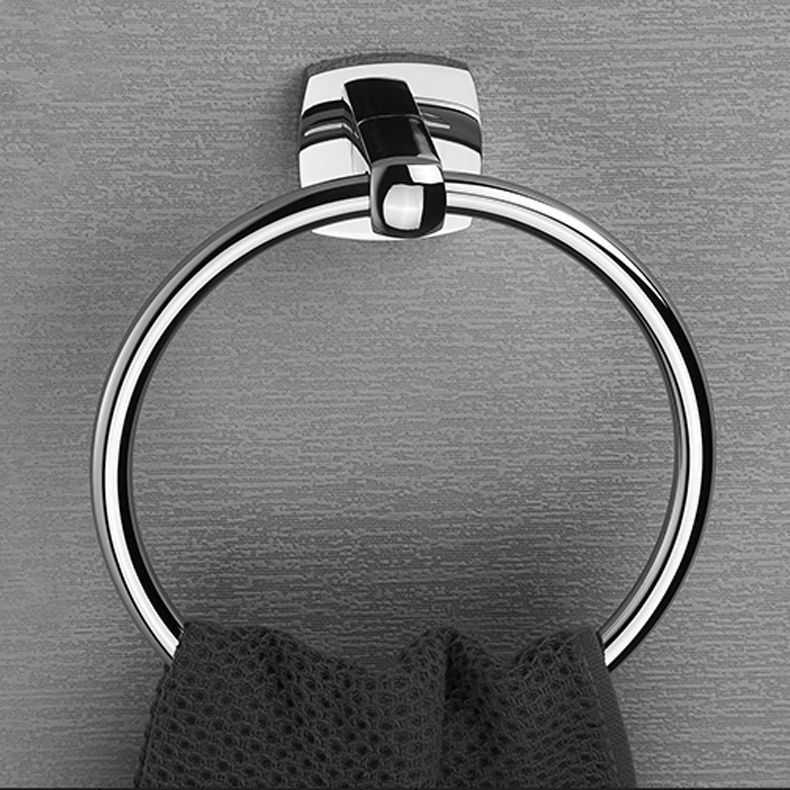 Polished Chrome Modernism Bathroom Accessory Set Bath Shelf/ Towel Bar/Robe Hooks Included Clearhalo 'Bathroom Hardware Sets' 'Bathroom Hardware' 'Bathroom Remodel & Bathroom Fixtures' 'bathroom_hardware_sets' 'Home Improvement' 'home_improvement' 'home_improvement_bathroom_hardware_sets' 1200x1200_57cdf3fe-1a46-4ac5-817b-247d5d088c1f