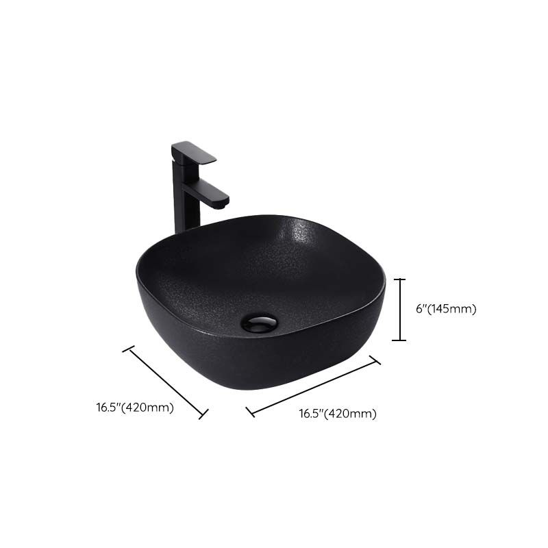 Black Trough Bathroom Sink Round Porcelain Trough Bathroom Sink Clearhalo 'Bathroom Remodel & Bathroom Fixtures' 'Bathroom Sinks & Faucet Components' 'Bathroom Sinks' 'bathroom_sink' 'Home Improvement' 'home_improvement' 'home_improvement_bathroom_sink' 1200x1200_57de2ba4-950d-4e50-bd3b-85797d172a38