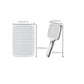 Contemporary Self-Cleaning Hand Shower 3 Sprays Wall-Mount Hand Shower Clearhalo 'Bathroom Remodel & Bathroom Fixtures' 'Home Improvement' 'home_improvement' 'home_improvement_shower_heads' 'Shower Heads' 'shower_heads' 'Showers & Bathtubs Plumbing' 'Showers & Bathtubs' 1200x1200_57e6dc86-ab08-4382-a61d-54d83a3debb8