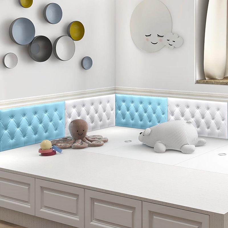 Upholstered Wall Panel Modern Minimalist Home Living Room Bedroom Wall Plate (4-pack) Clearhalo 'Flooring 'Home Improvement' 'home_improvement' 'home_improvement_wall_paneling' 'Wall Paneling' 'wall_paneling' 'Walls & Ceilings' Walls and Ceiling' 1200x1200_57f1b5c0-4dbe-4842-8e90-2b98414ee091