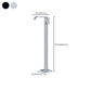 Modern Floor Mounted Metal Freestanding Tub Filler Freestanding High Arc Tub Faucet Set Clearhalo 'Bathroom Remodel & Bathroom Fixtures' 'Bathtub Faucets' 'bathtub_faucets' 'Home Improvement' 'home_improvement' 'home_improvement_bathtub_faucets' 1200x1200_57f55c72-4deb-4211-98a7-70d2354b4fdc