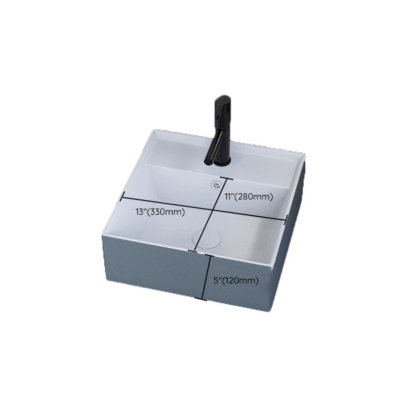 Modern Style Trough Bathroom Sink Rectangle Ceramic Trough Bathroom Sink Clearhalo 'Bathroom Remodel & Bathroom Fixtures' 'Bathroom Sinks & Faucet Components' 'Bathroom Sinks' 'bathroom_sink' 'Home Improvement' 'home_improvement' 'home_improvement_bathroom_sink' 1200x1200_57f9dbef-3e7a-4d35-b8e1-cab91006fc5e