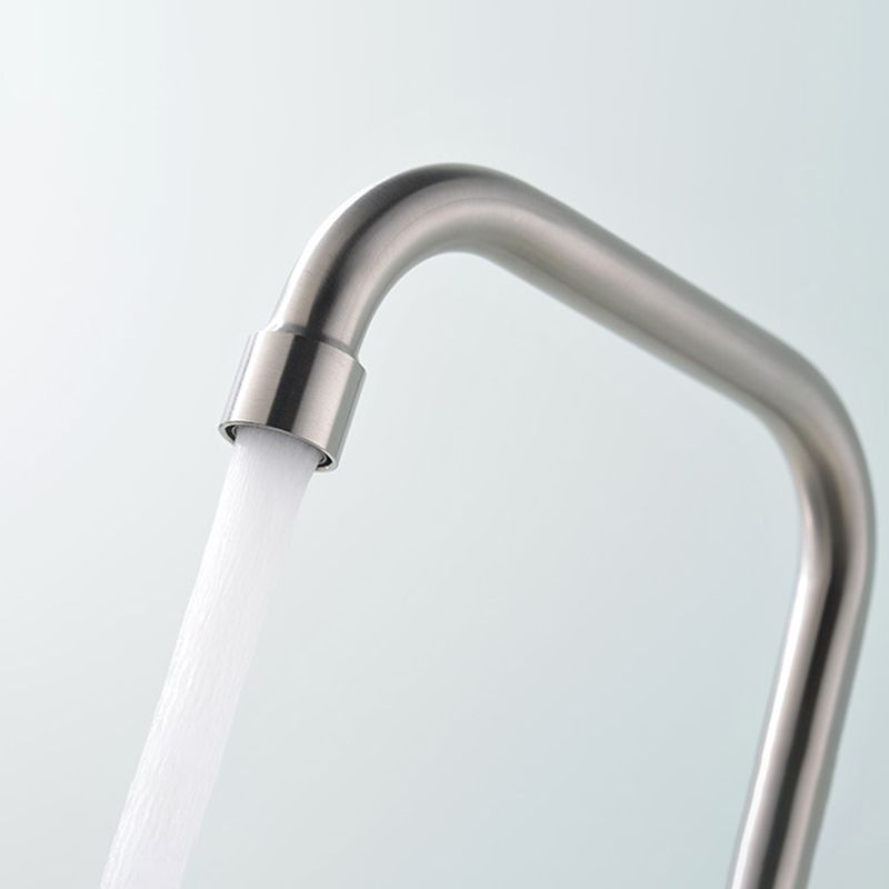 Modern Pot Filler 304 Stainless Steel 1-Handle High Arch Kitchen Faucet Clearhalo 'Home Improvement' 'home_improvement' 'home_improvement_kitchen_faucets' 'Kitchen Faucets' 'Kitchen Remodel & Kitchen Fixtures' 'Kitchen Sinks & Faucet Components' 'kitchen_faucets' 1200x1200_57fac15c-c56c-482e-b466-6c654859d3a6