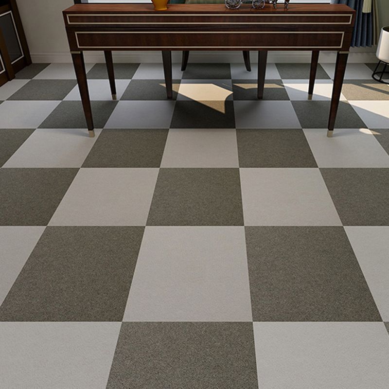 Bedroom Carpet Tiles Solid Color Lever Loop Color Block Carpet Tiles Clearhalo 'Carpet Tiles & Carpet Squares' 'carpet_tiles_carpet_squares' 'Flooring 'Home Improvement' 'home_improvement' 'home_improvement_carpet_tiles_carpet_squares' Walls and Ceiling' 1200x1200_58242e12-4b71-4a21-b78d-5ec8134f2df6
