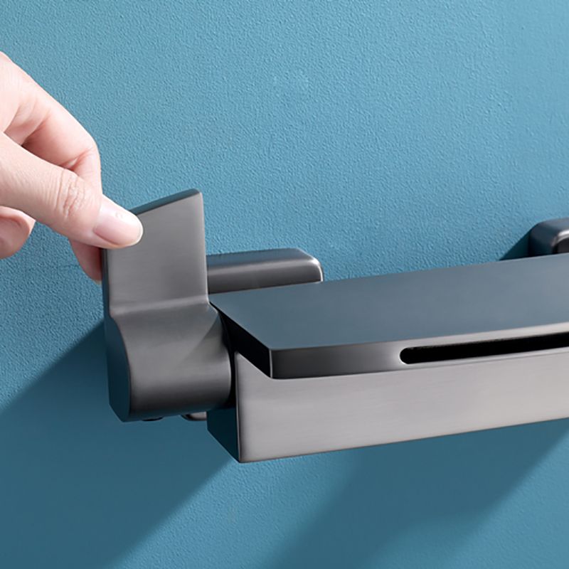 Modern Tub Filler Trim Copper Lever Handles with Hand Shower Wall Mounted Bathroom Faucet Clearhalo 'Bathroom Remodel & Bathroom Fixtures' 'Bathtub Faucets' 'bathtub_faucets' 'Home Improvement' 'home_improvement' 'home_improvement_bathtub_faucets' 1200x1200_5828dbe3-beb1-4278-9def-b6182cc2f101