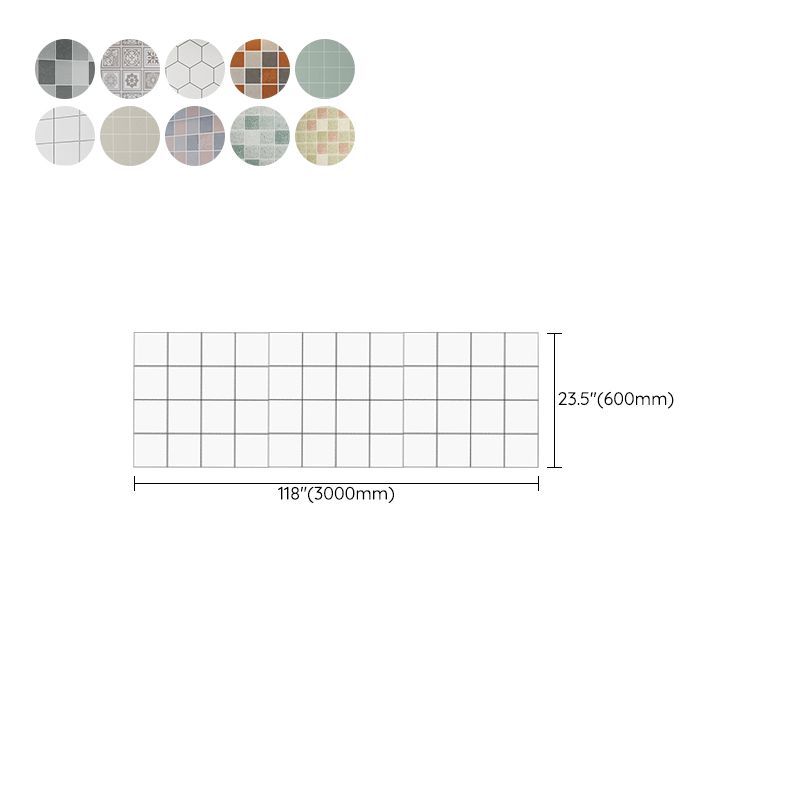 Modern Smooth Mosaic Tile Peel and Stick Wall Tile for Kitchen Clearhalo 'Flooring 'Home Improvement' 'home_improvement' 'home_improvement_peel_stick_blacksplash' 'Peel & Stick Backsplash Tile' 'peel_stick_blacksplash' 'Walls & Ceilings' Walls and Ceiling' 1200x1200_587f3560-9fe1-4ec7-8622-2ef089005676