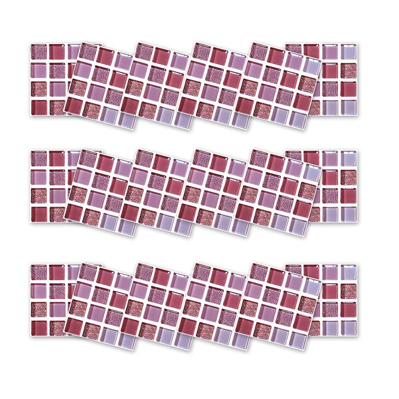 Modern Backsplash Tile Smooth Peel and Stick Wall Tile for Bathroom Clearhalo 'Flooring 'Home Improvement' 'home_improvement' 'home_improvement_peel_stick_blacksplash' 'Peel & Stick Backsplash Tile' 'peel_stick_blacksplash' 'Walls & Ceilings' Walls and Ceiling' 1200x1200_589749f9-68f1-4f26-9c9d-e33cab69a385