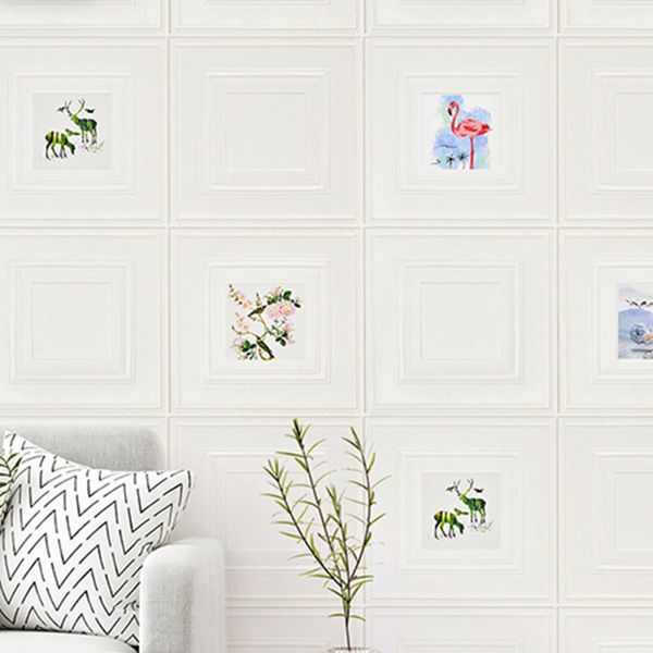 Modern Wall Panel Cartoon Print Peel and Stick Waterproof Wall Paneling Clearhalo 'Flooring 'Home Improvement' 'home_improvement' 'home_improvement_wall_paneling' 'Wall Paneling' 'wall_paneling' 'Walls & Ceilings' Walls and Ceiling' 1200x1200_589cc028-92a7-4525-9ffc-a3430201f67e