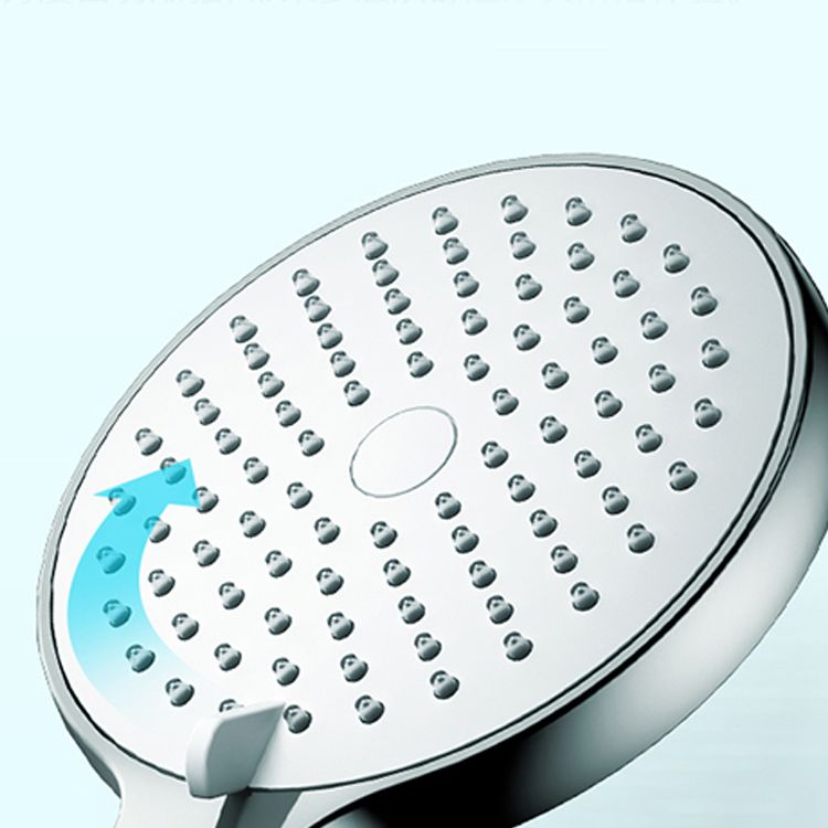 Round Self-Cleaning Hand Shower Adjustable Water Flow Wall-Mount Hand Shower Clearhalo 'Bathroom Remodel & Bathroom Fixtures' 'Home Improvement' 'home_improvement' 'home_improvement_shower_heads' 'Shower Heads' 'shower_heads' 'Showers & Bathtubs Plumbing' 'Showers & Bathtubs' 1200x1200_58bb0527-f34b-4f20-8d0e-426954fc7483