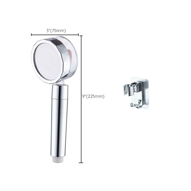 Contemporary Shower Head Combo Handheld Shower Head Plastic Wall-Mount Silver Shower Head Clearhalo 'Bathroom Remodel & Bathroom Fixtures' 'Home Improvement' 'home_improvement' 'home_improvement_shower_heads' 'Shower Heads' 'shower_heads' 'Showers & Bathtubs Plumbing' 'Showers & Bathtubs' 1200x1200_58c1e5d9-433f-4852-8867-6efc3ea59a36