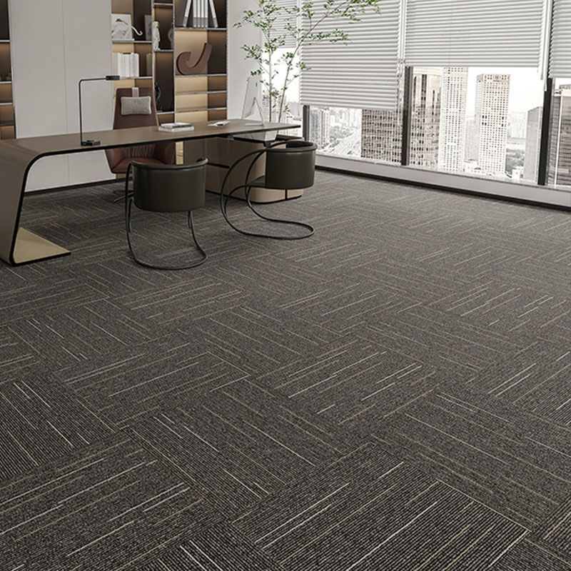Modern Carpet Tiles Self Adhesive Multi Level Loop Fire Resistant Carpet Tile Clearhalo 'Carpet Tiles & Carpet Squares' 'carpet_tiles_carpet_squares' 'Flooring 'Home Improvement' 'home_improvement' 'home_improvement_carpet_tiles_carpet_squares' Walls and Ceiling' 1200x1200_58c7696f-6d33-42f4-b0d2-6a9dc14c706a