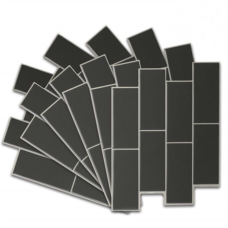 Peel & Stick Subway Tile Stain Resistant PVC Rectangle Peel & Stick Tile for Shower 2 Pack Clearhalo 'Flooring 'Home Improvement' 'home_improvement' 'home_improvement_peel_stick_blacksplash' 'Peel & Stick Backsplash Tile' 'peel_stick_blacksplash' 'Walls & Ceilings' Walls and Ceiling' 1200x1200_58d6485b-959e-440e-b0be-a702deaff7b3