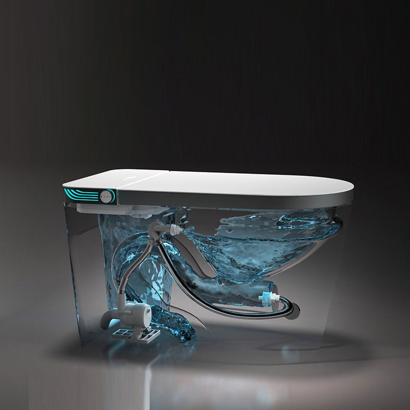 One Piece Toilet Modern Flush Toilet Floor Mounted Siphon Jet ABS Toilet Bowl Clearhalo 'Bathroom Remodel & Bathroom Fixtures' 'Home Improvement' 'home_improvement' 'home_improvement_toilets' 'Toilets & Bidets' 'Toilets' 1200x1200_58de0d53-3acf-4991-a839-668e77b0d807